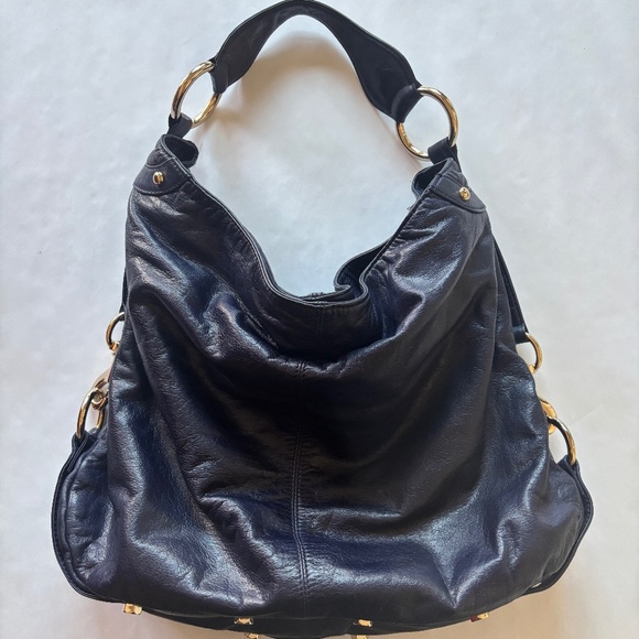 Rebecca Minkoff Nikki Hobo in Dark Navy Blue - Picture 4 of 13